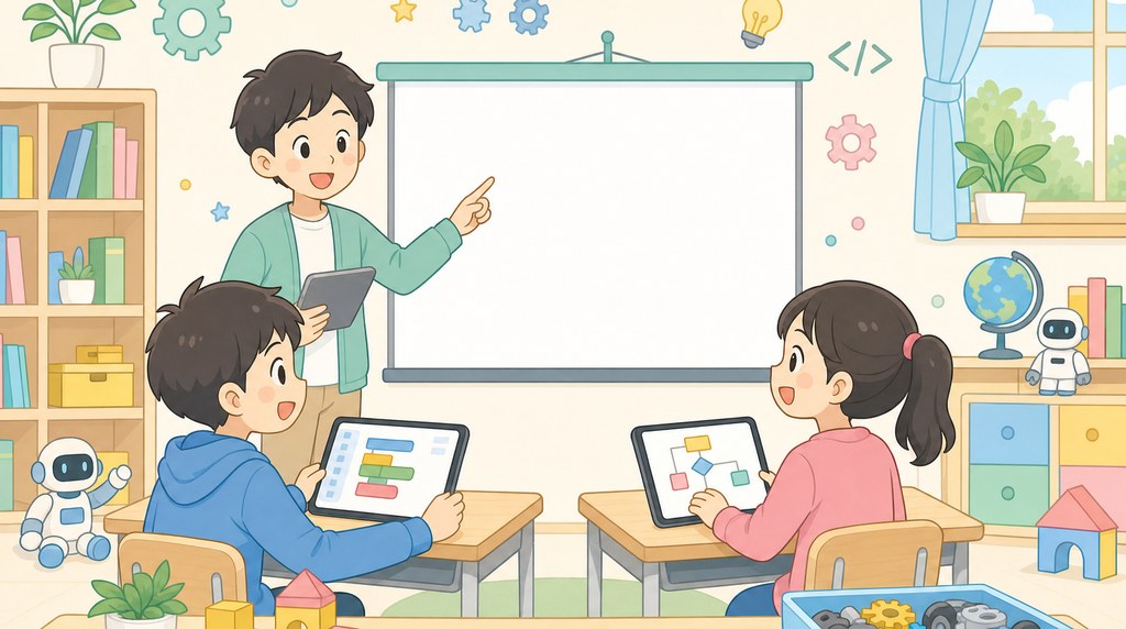 今週のプログラミング教育ニュースのイメージイラスト