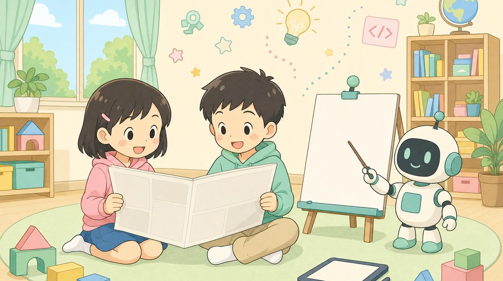 今週のプログラミング教育ニュースのイメージイラスト