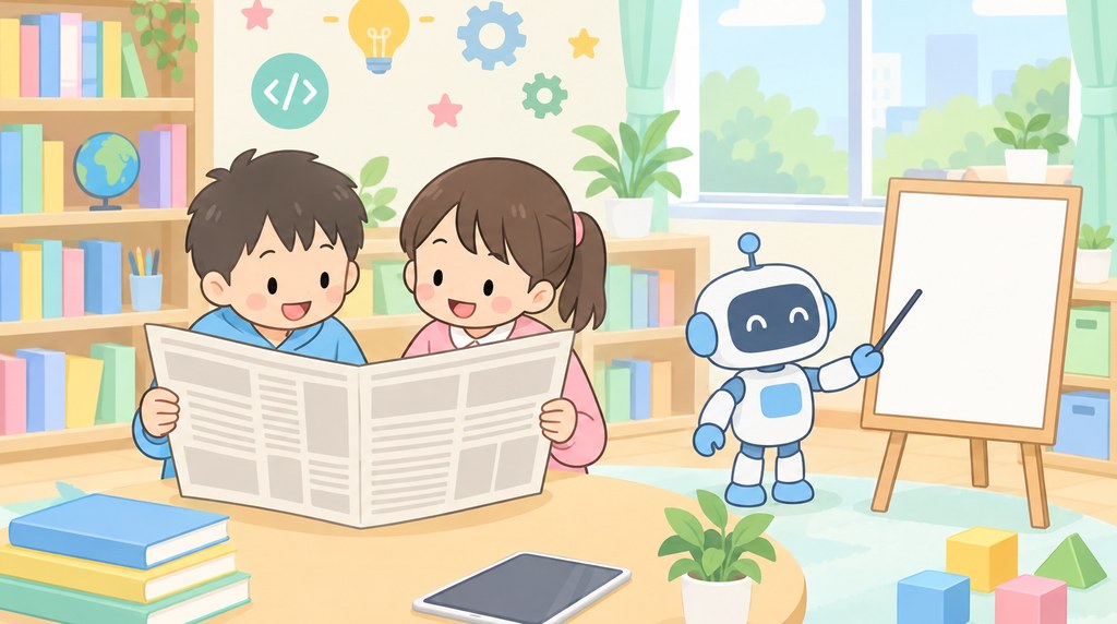 今週のプログラミング教育ニュースのイメージイラスト