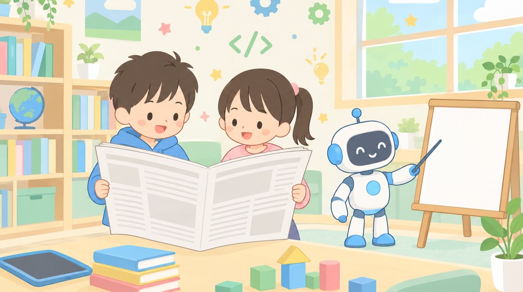 今週のプログラミング教育ニュースのイメージイラスト